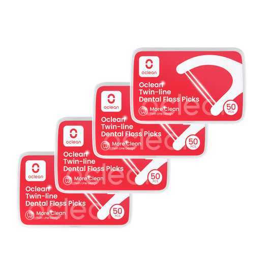 Oclean Palillos de Hilo Dental de Doble Línea - 4 unidades