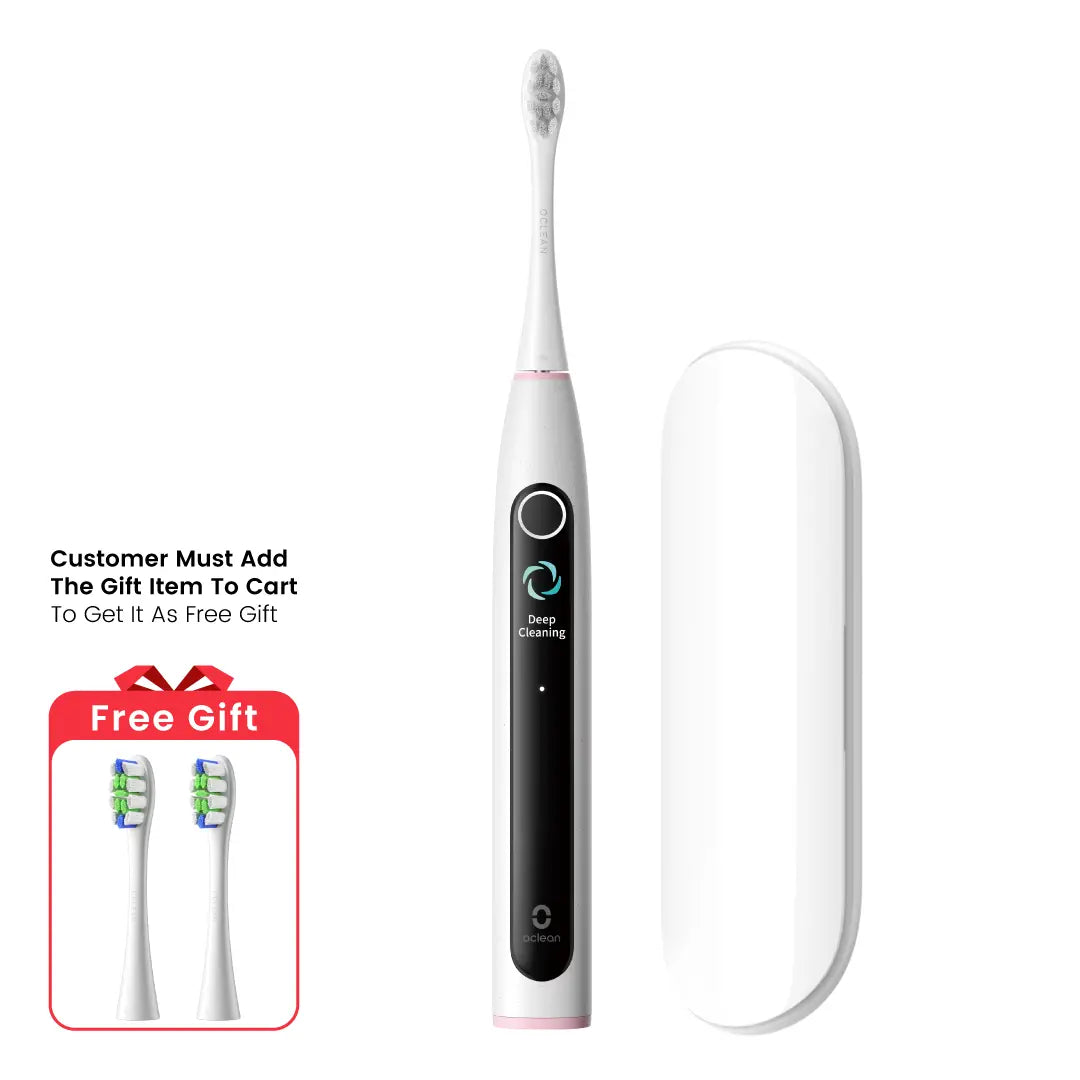 Cepillo de Dientes Sónico Inteligente Oclean X Lite S - Gris con 2PCS de Regalo 1