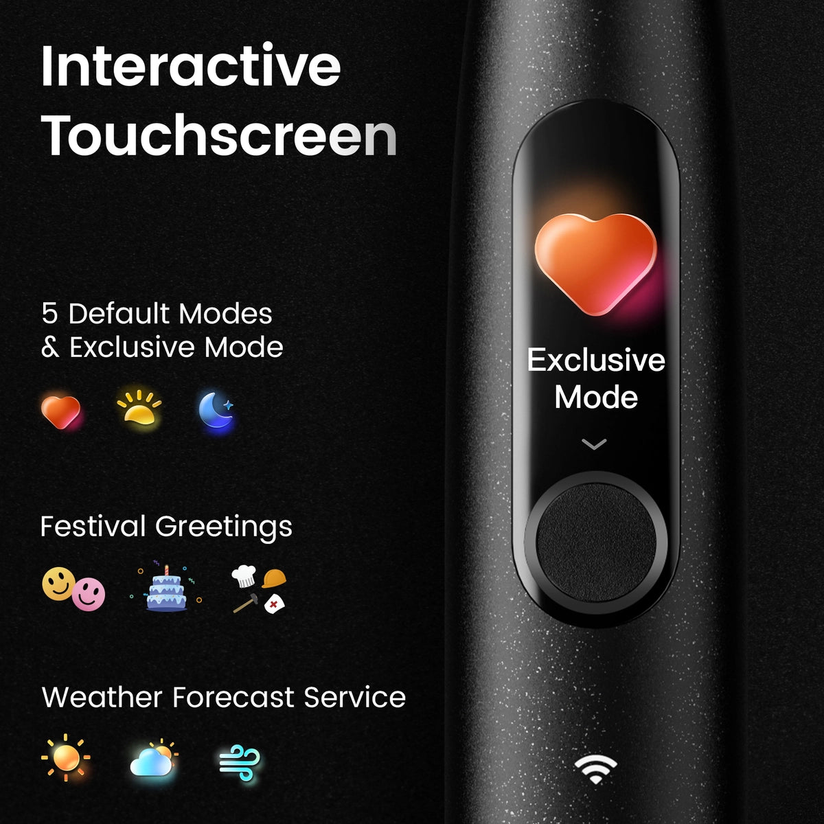 Oclean X Ultra S Sonic Toothbrush - Interactive Touchscreen