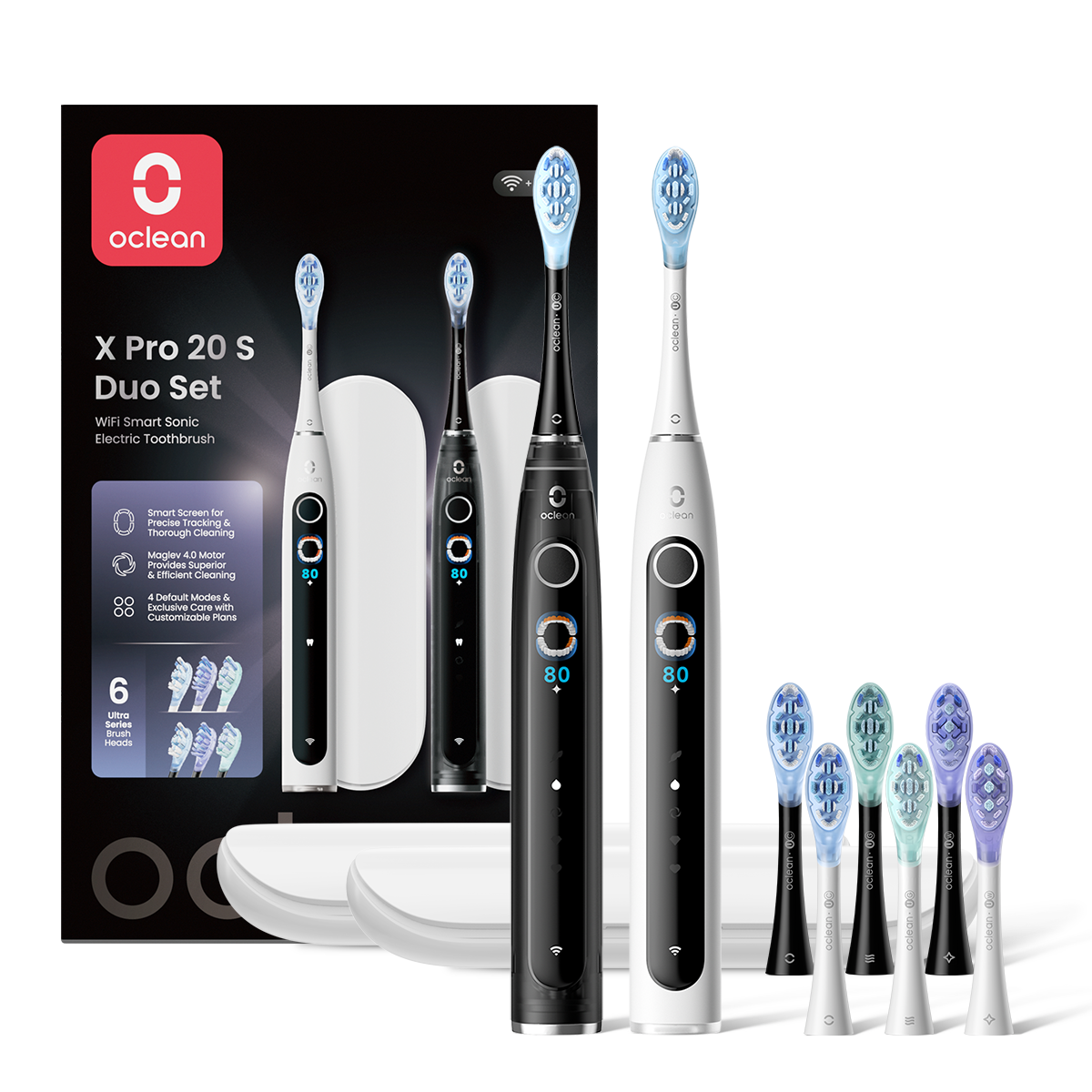 Oclean X Pro 20 Cepillo de dientes eléctrico sónico