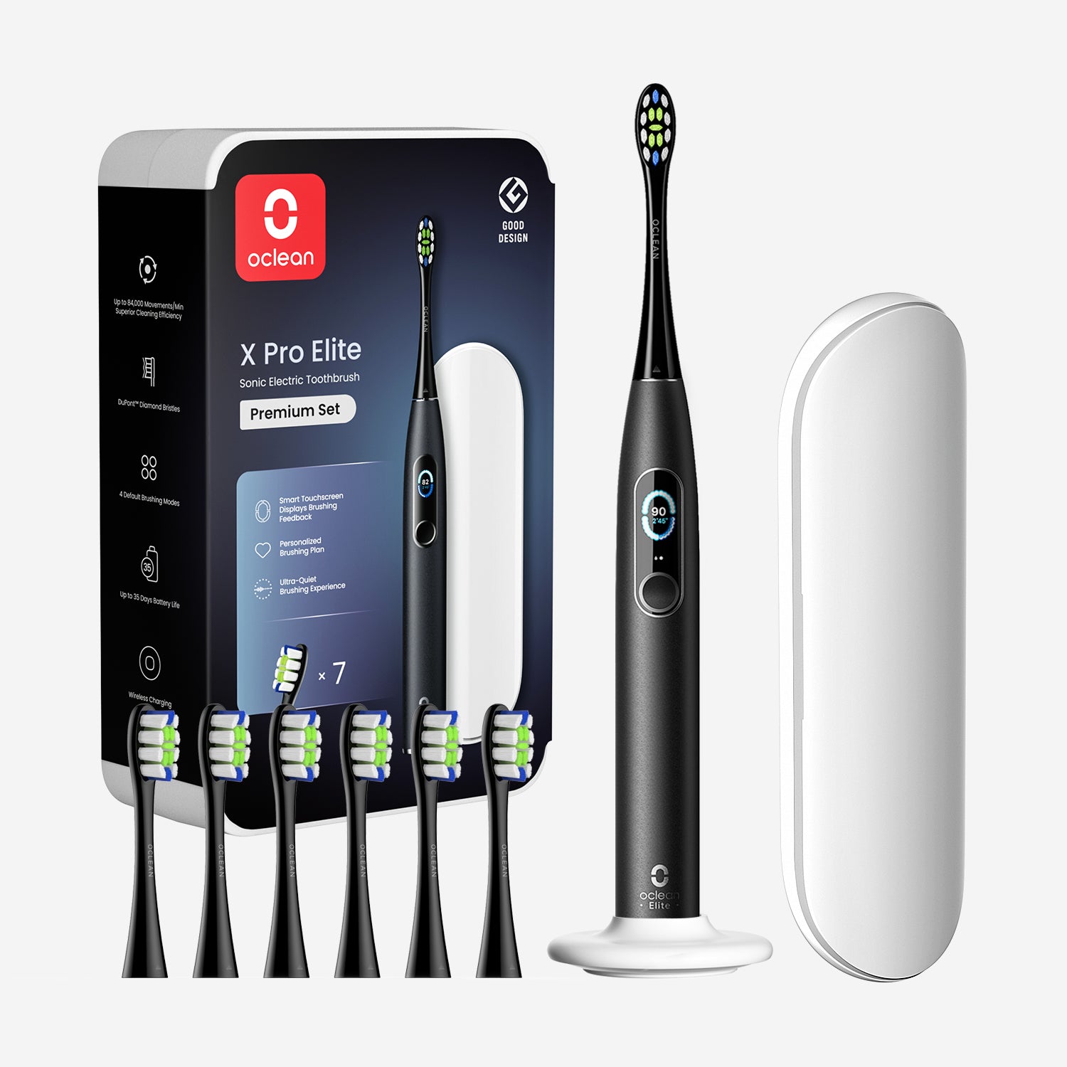 Cepillo de dientes inteligente Oclean X Pro Elite Premium Set