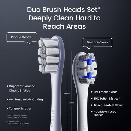 Oclean X Pro Digital brush heads- Oclean Smart Electric Toothbrush