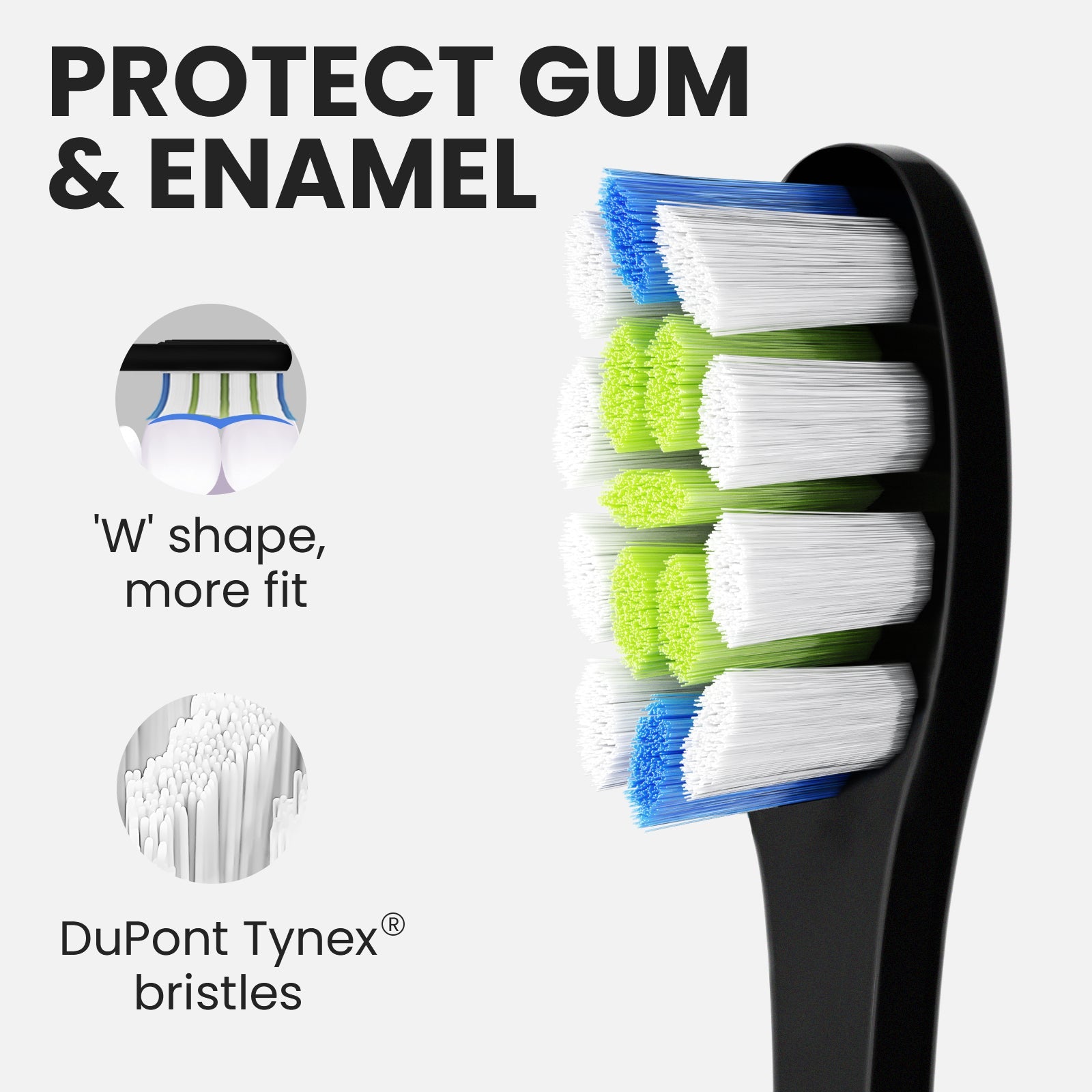 Oclean X Pro DuPont Tynex Bristles - Oclean Smart Electric Toothbrush